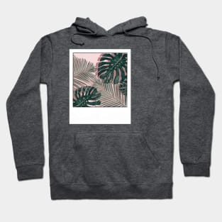 Monstera and Palm Leaf Hoodie